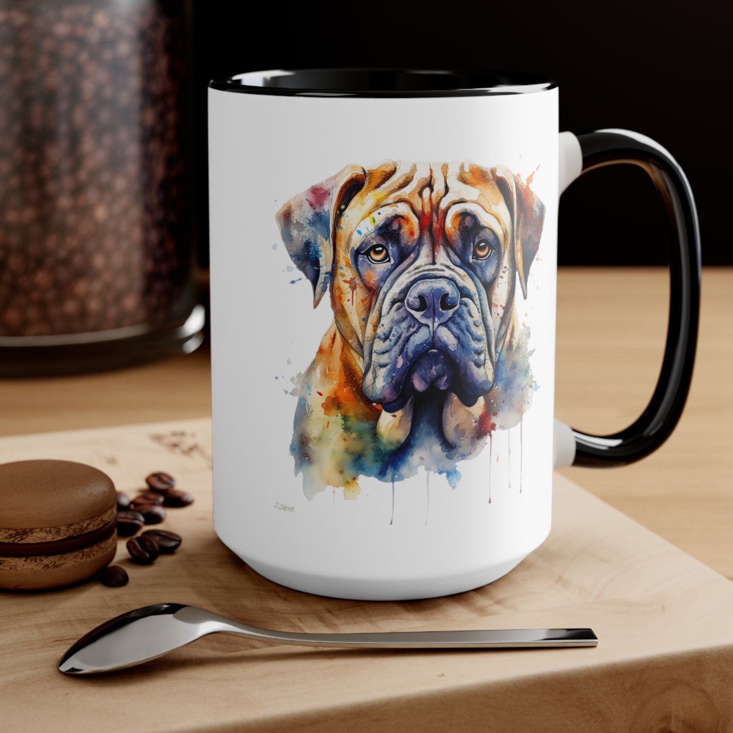 Bullmastiff 3 Accent Mugs