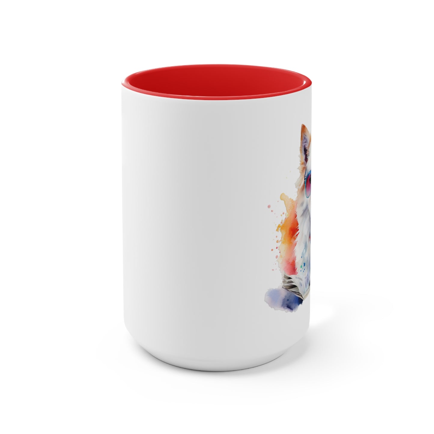 American Eskimo Dog 4 Accent Mugs