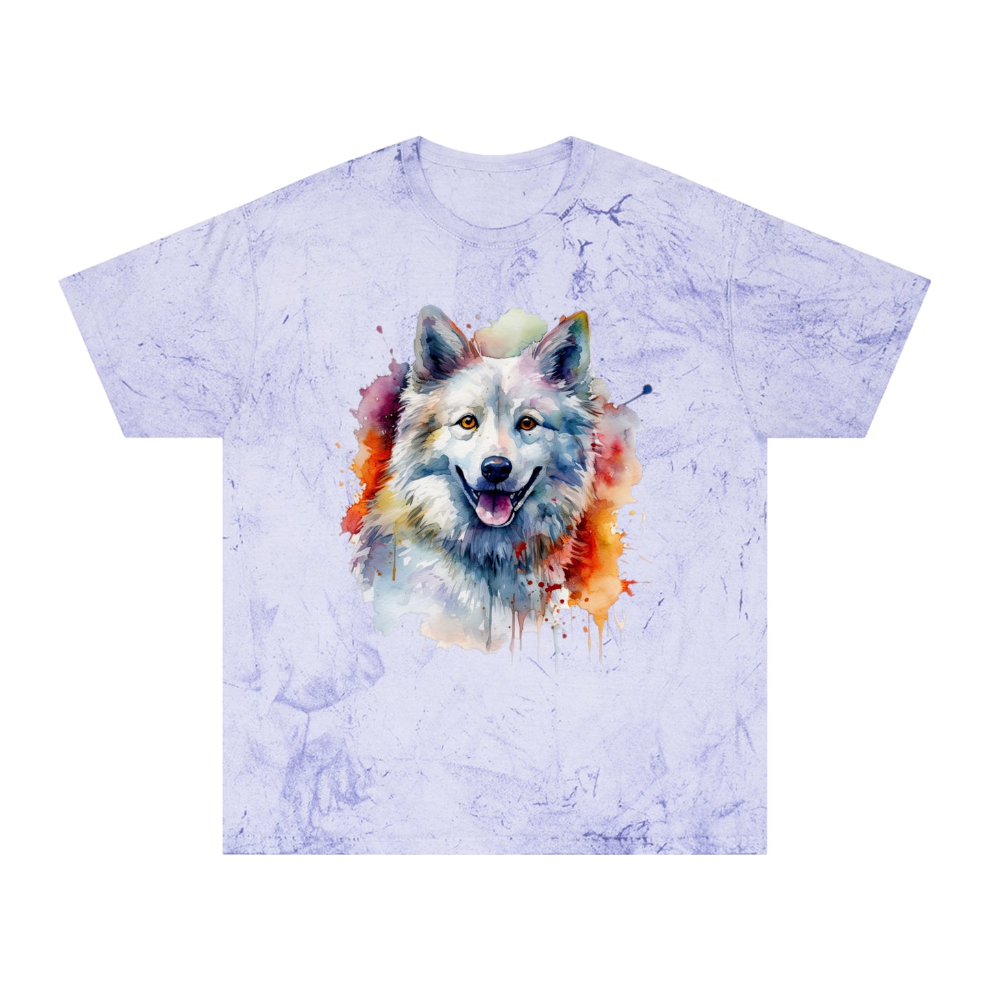 American Eskimo Dog 3 Unisex Color Blast T-Shirt