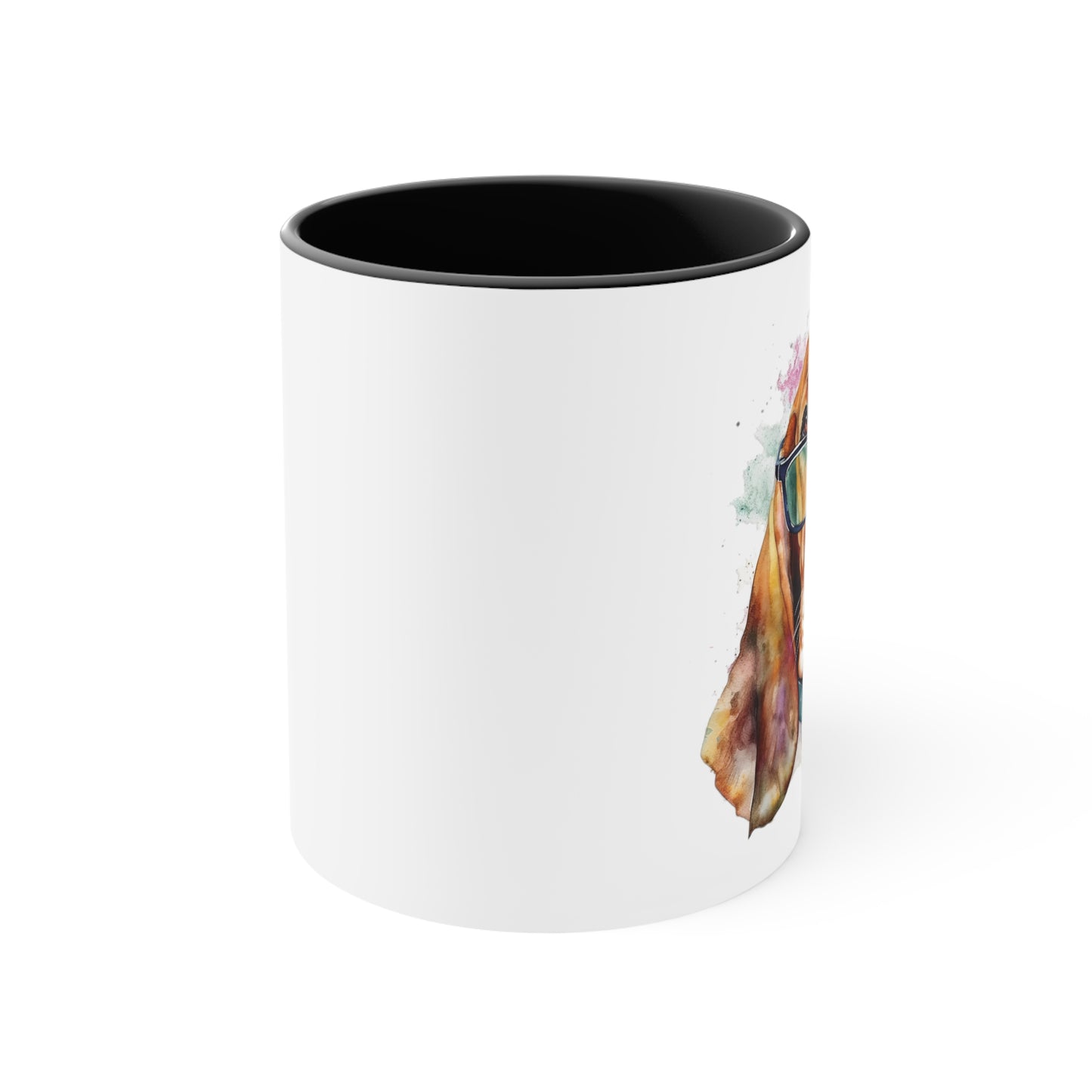 Basset Hound 6 Accent Mugs