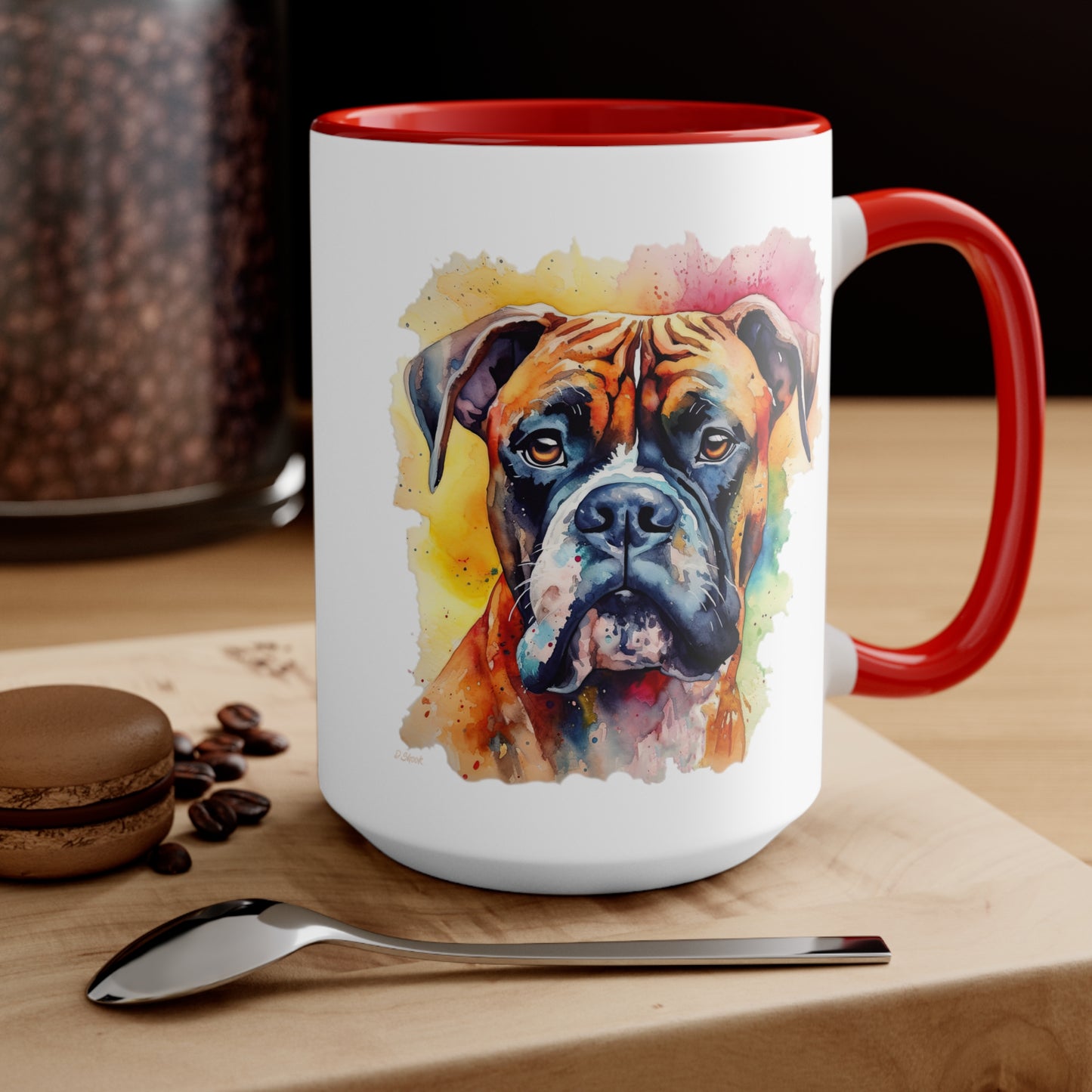 Boxer 1 Accent Mugs