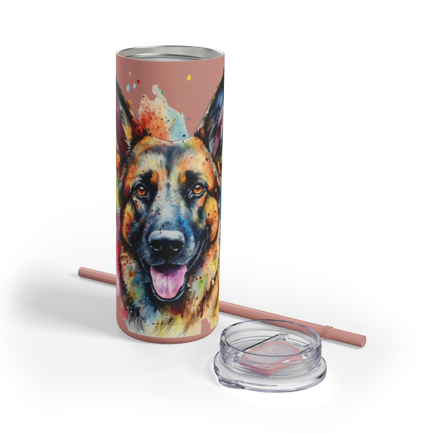 German Sheppard 1 Maars Maker Skinny Matte Tumbler, 20oz