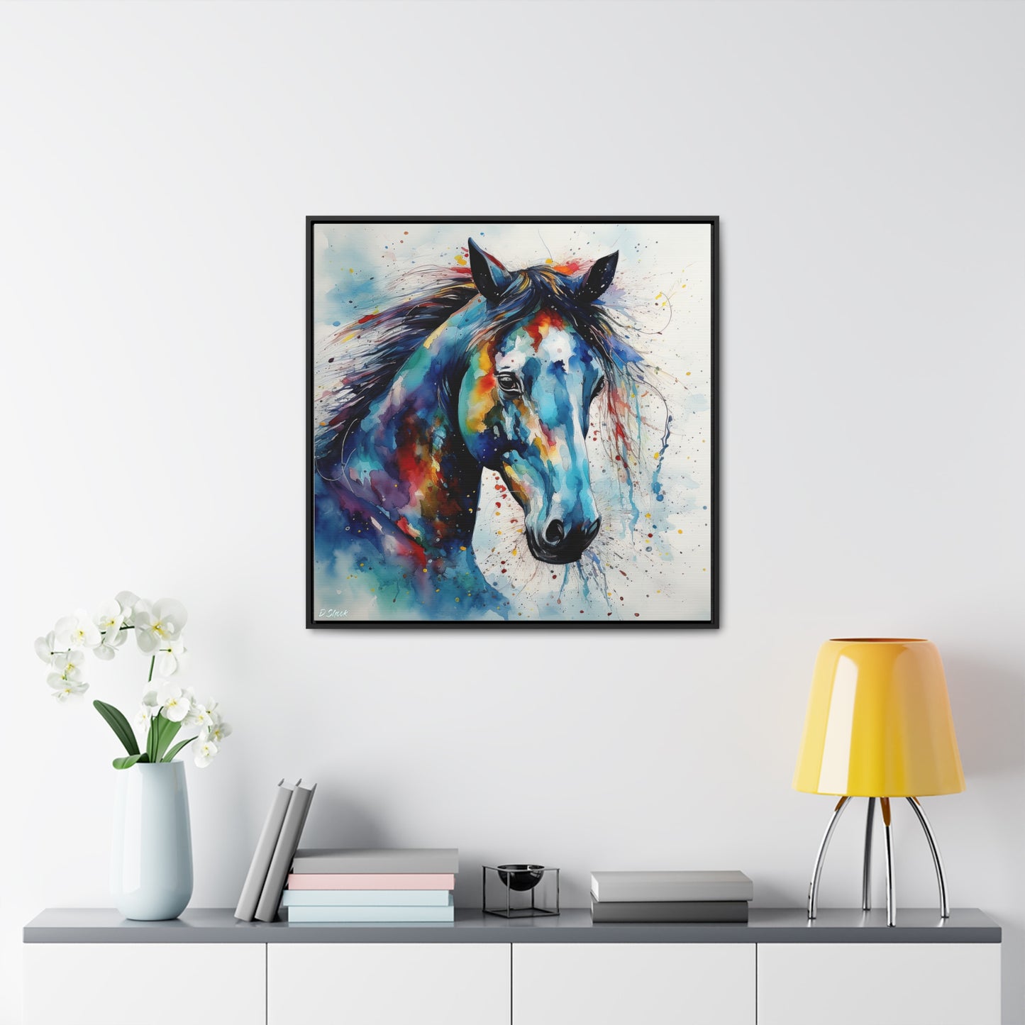 Wild Horse Gallery Canvas Wraps, Square Frame