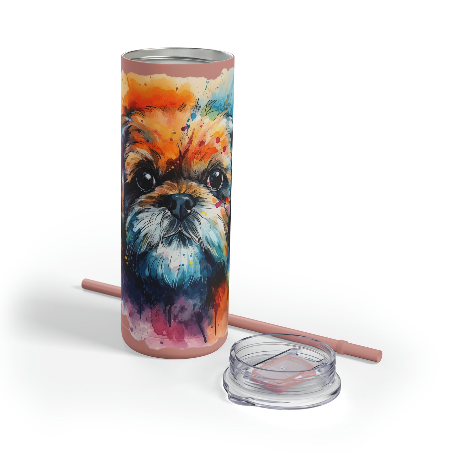 Shih Tzu 1 Maars Maker Skinny Matte Tumbler, 20oz