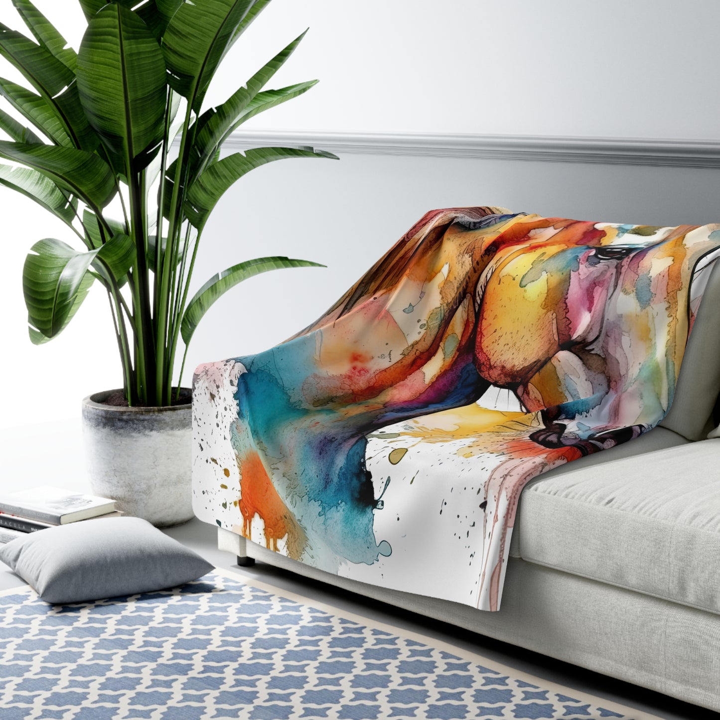 Horse Rescue 2 Sherpa Fleece Blanket