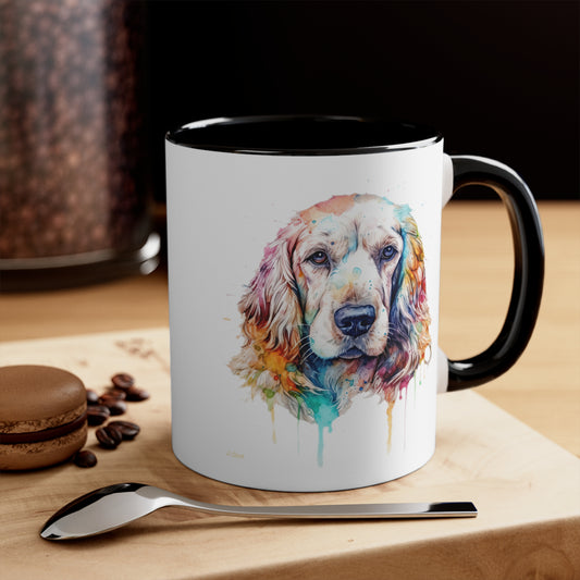 English Cocker Spaniel 1 Accent Mugs