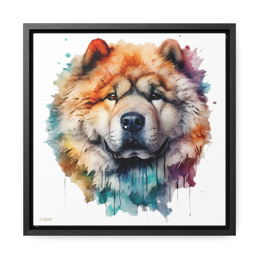 Chow Chow 3 Gallery Canvas Wraps, Square Frame