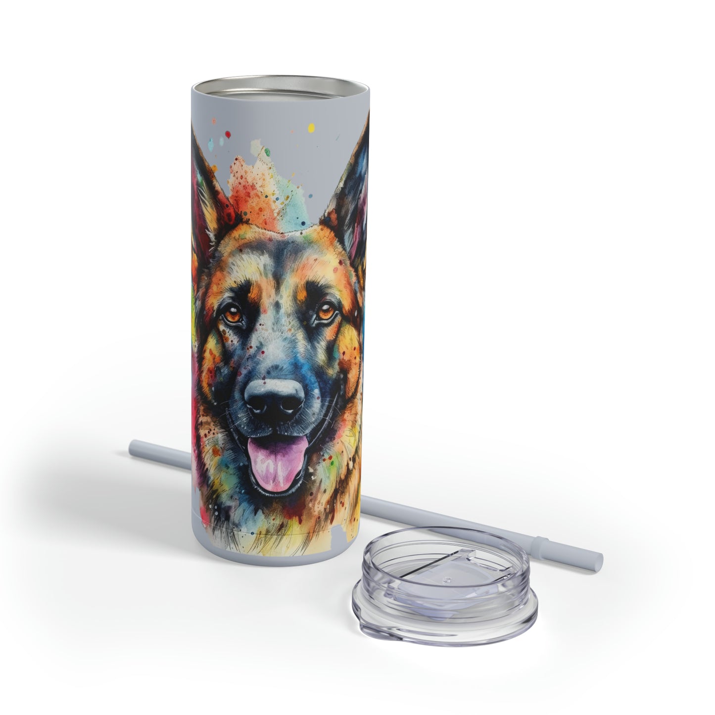 German Sheppard 1 Maars Maker Skinny Matte Tumbler, 20oz
