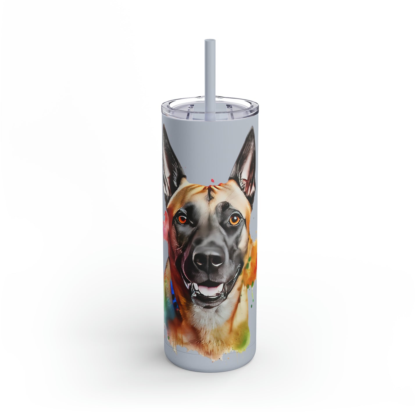 Belgium Malinois 4 Maars Maker Skinny Matte Tumbler, 20oz