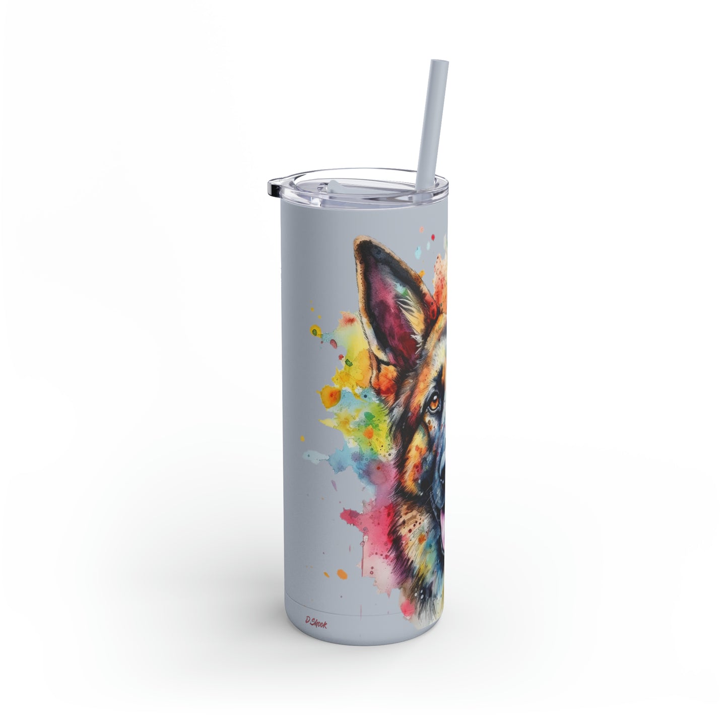 German Sheppard 1 Maars Maker Skinny Matte Tumbler, 20oz