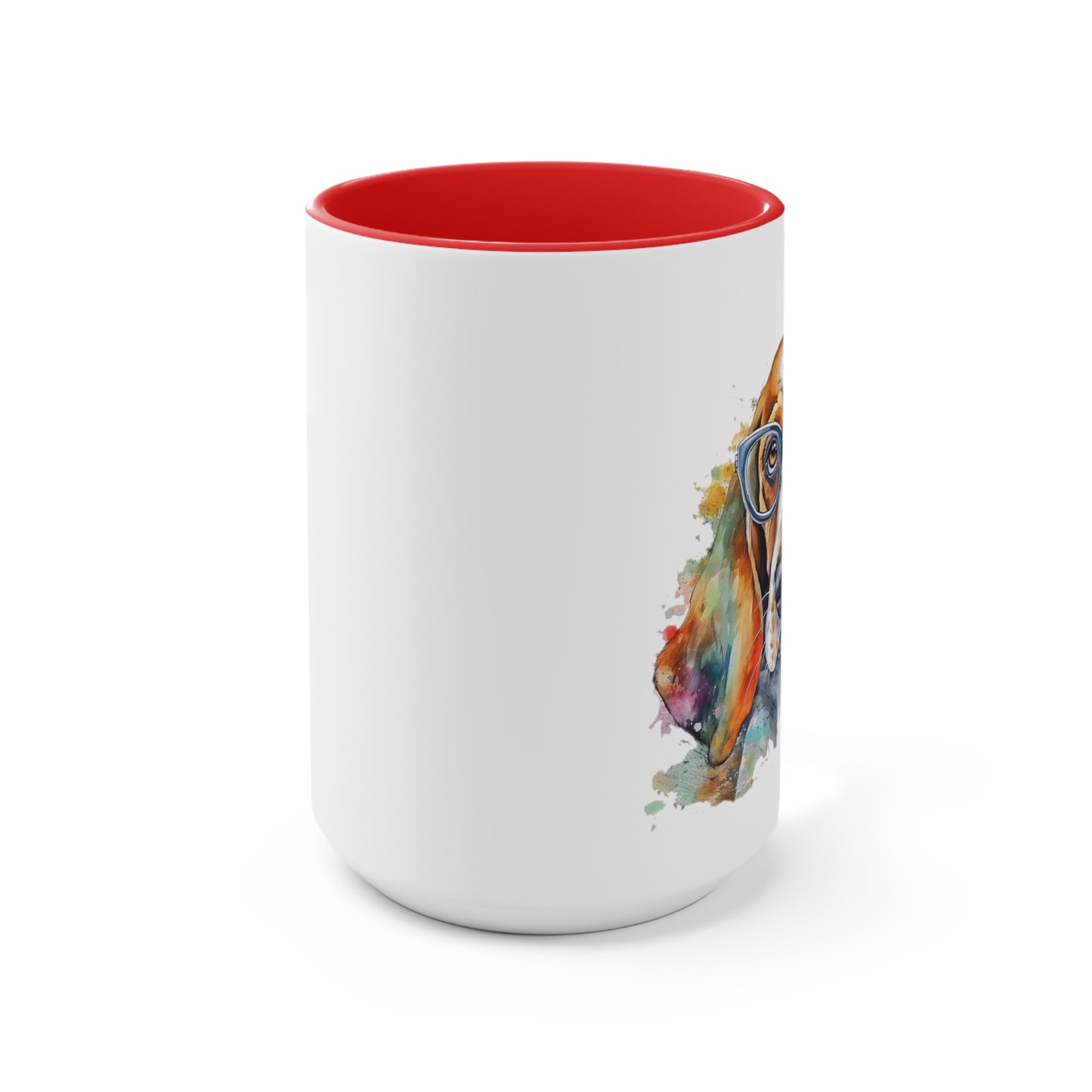 Basset Hound 5 Accent Mugs