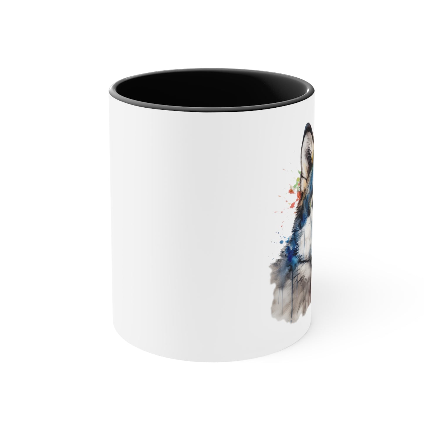 Alaskan Malamute 3 Accent Mugs