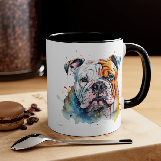 Bulldog 3 Accent Mugs
