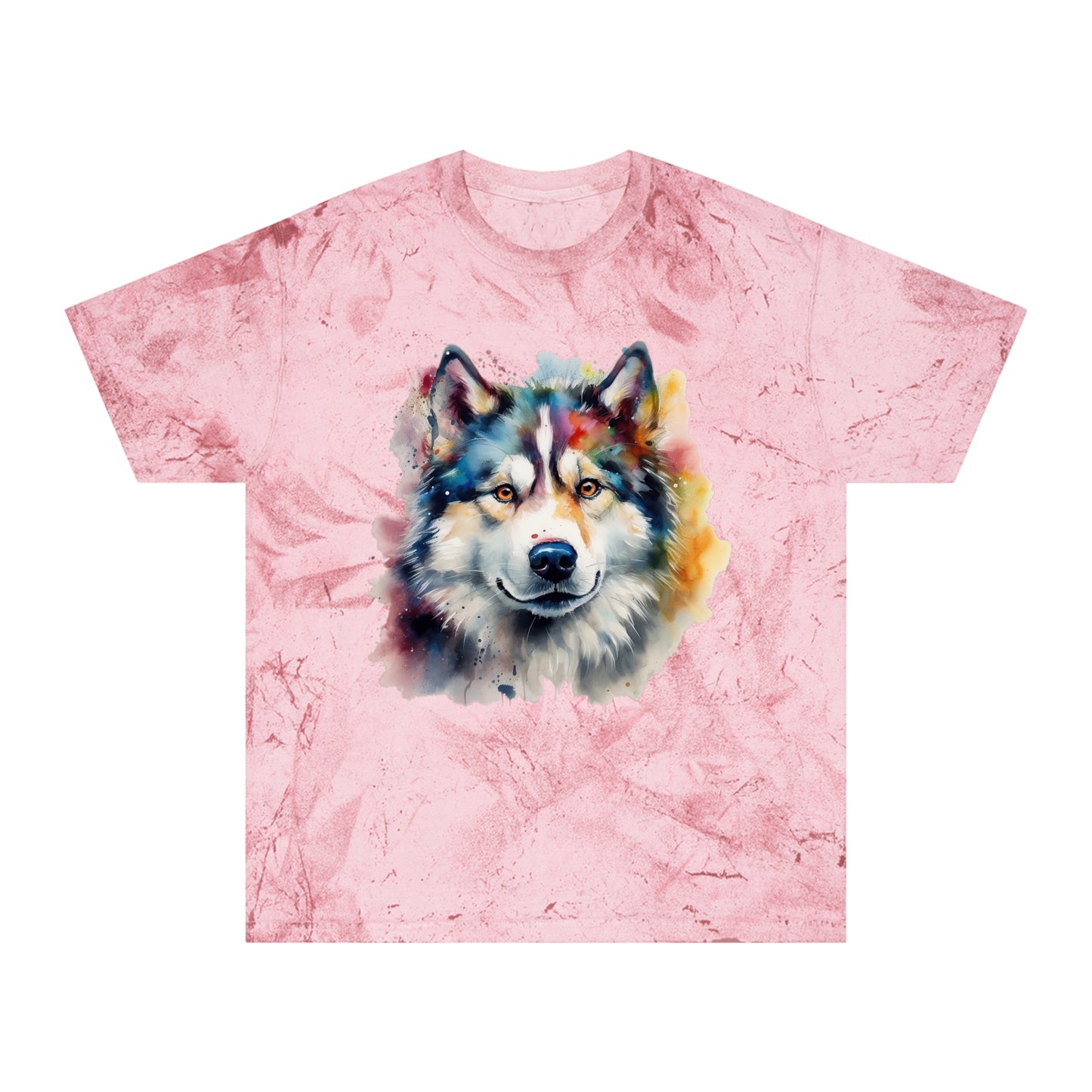 Alaskan Malamute 2 Unisex Color Blast T-Shirt