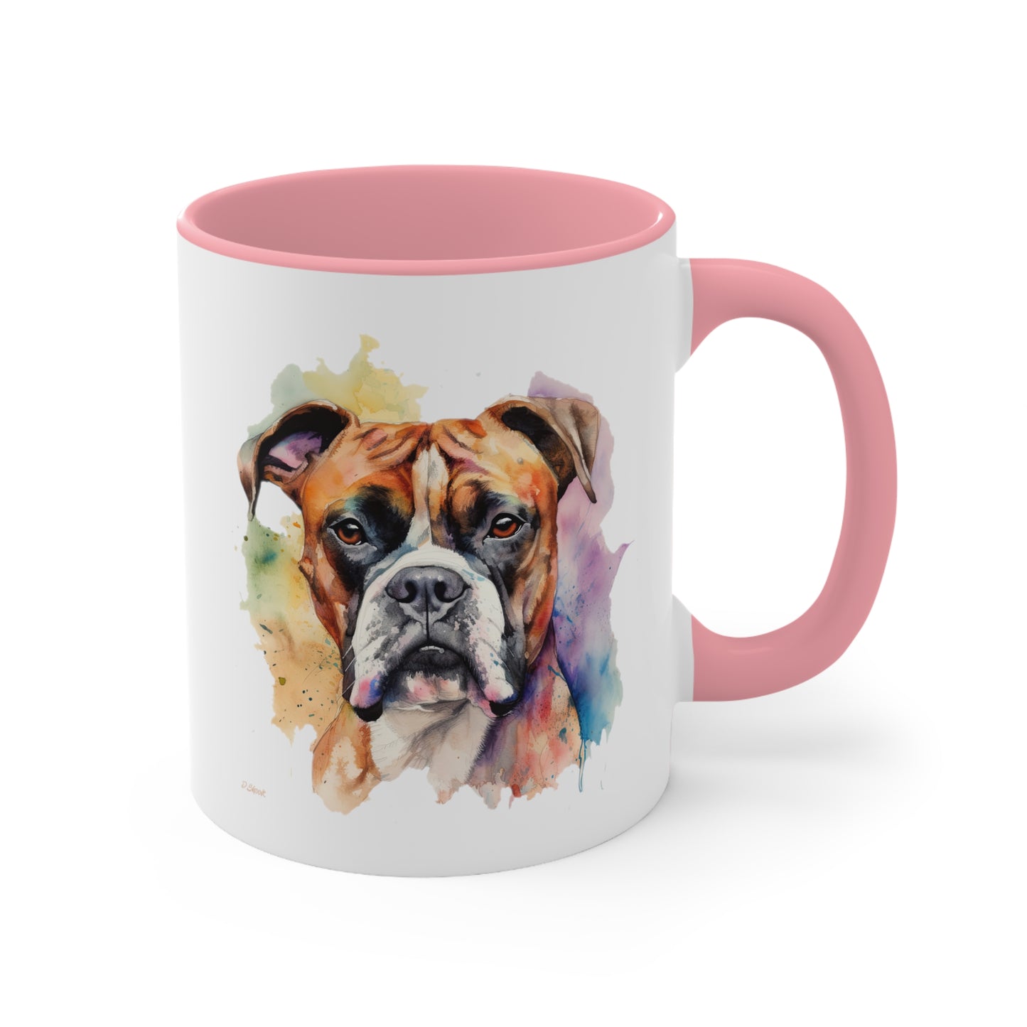Boxer 2 Accent Mugs