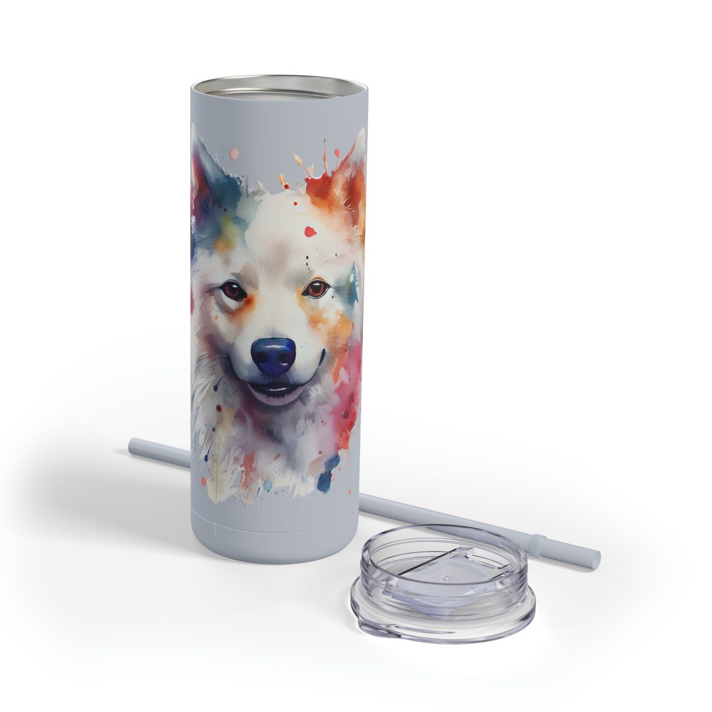 American Eskimo Dog 1 Maars Maker Skinny Matte Tumbler, 20oz