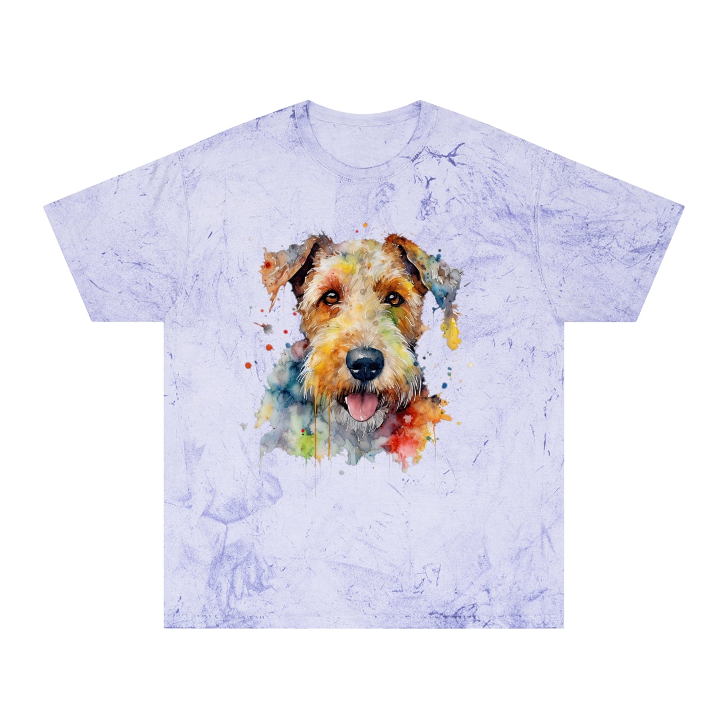 Airedale Terrier 1 Unisex Color Blast T-Shirt