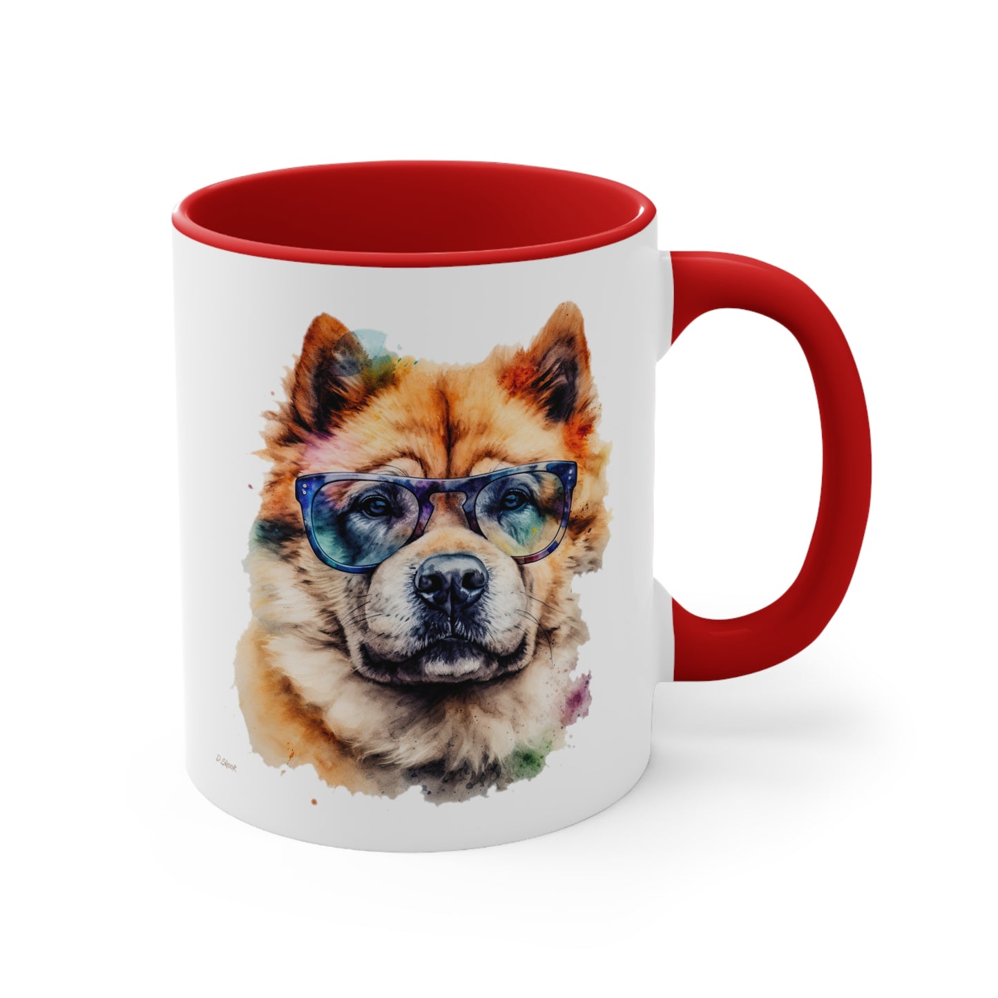 Chow Chow 5 Accent Mugs