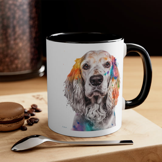 English Cocker Spaniel 3 Accent Mugs