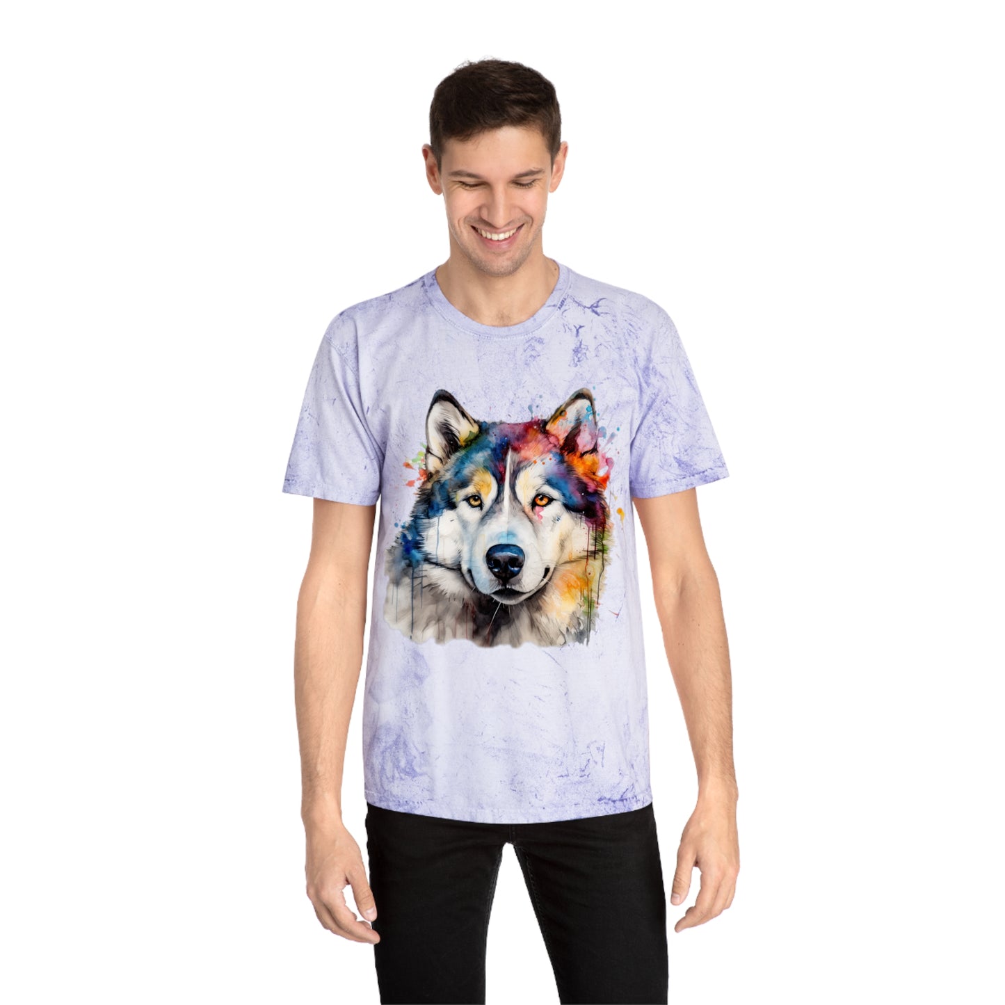Alaskan Malamute 3 Unisex Color Blast T-Shirt