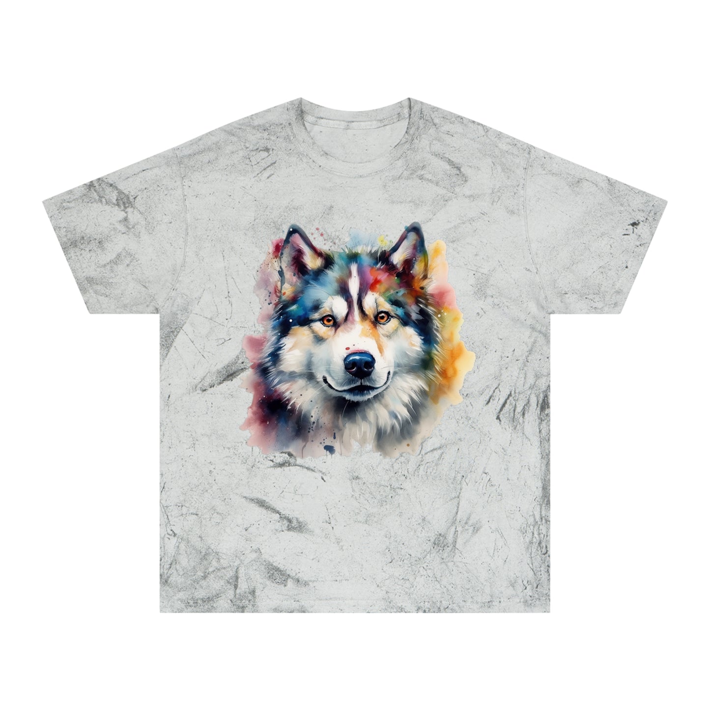 Alaskan Malamute 2 Unisex Color Blast T-Shirt