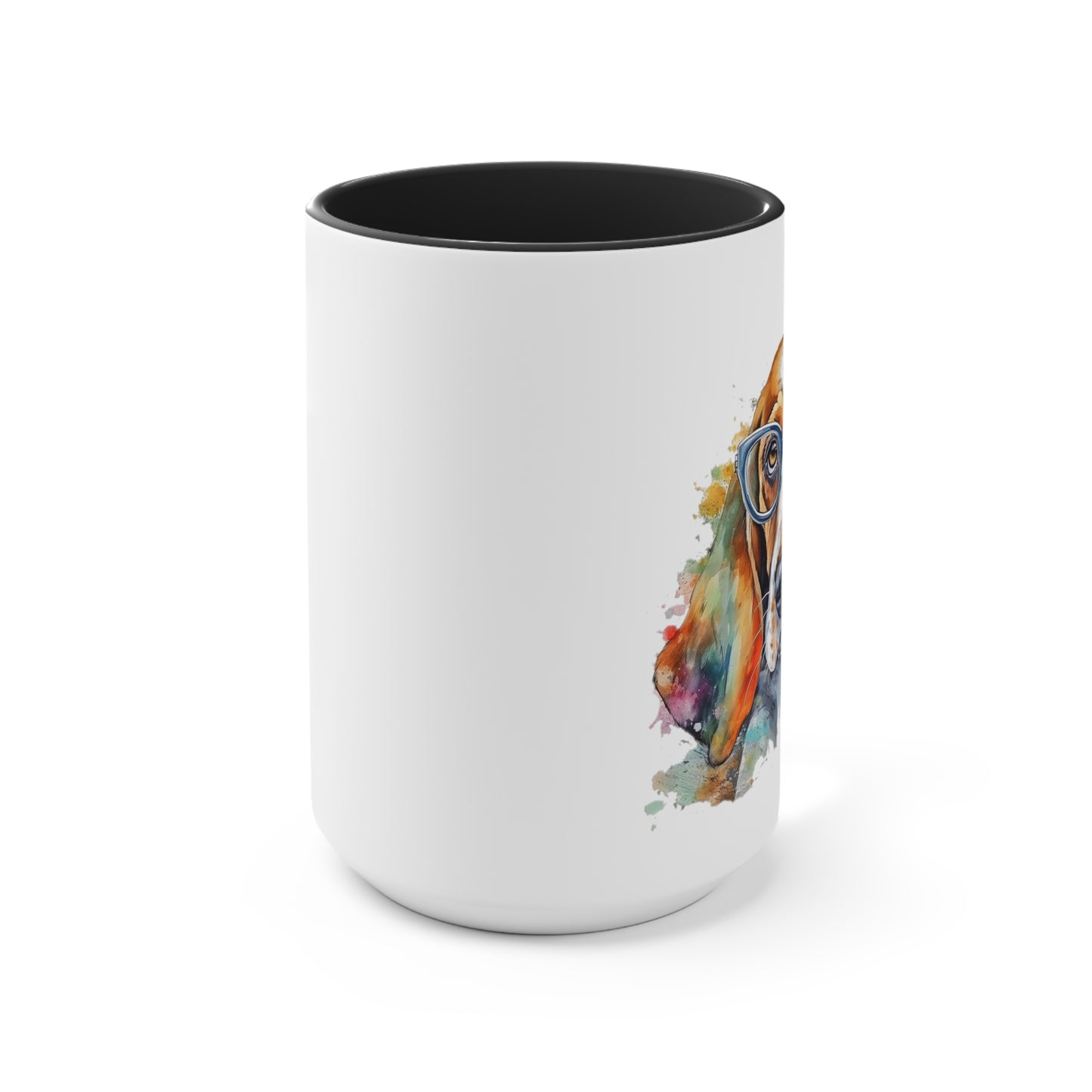 Basset Hound 5 Accent Mugs
