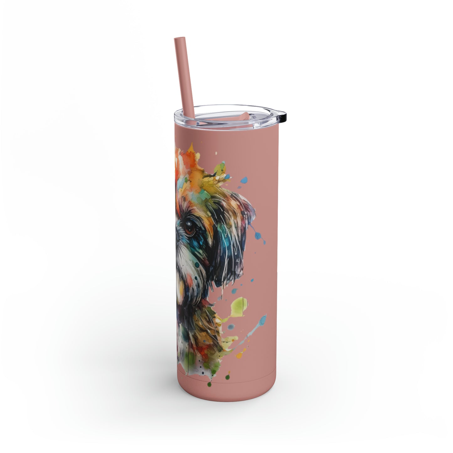 Shih Tzu 2 Maars Maker Skinny Matte Tumbler, 20oz