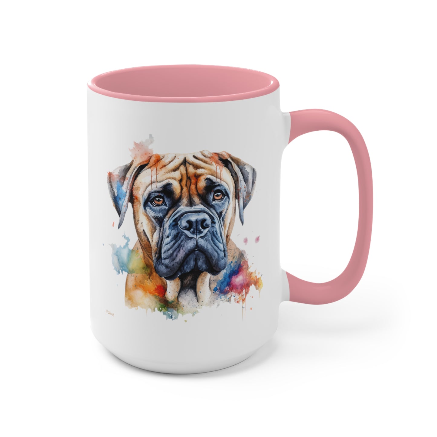 Bullmastiff 2 Accent Mugs