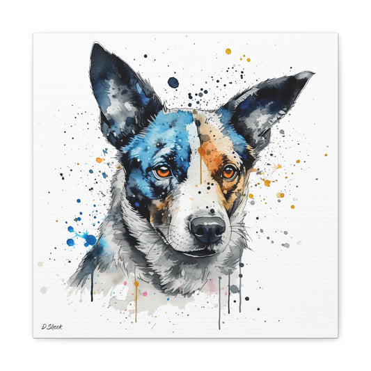 Blue Heeler 1 Canvas Gallery Wraps