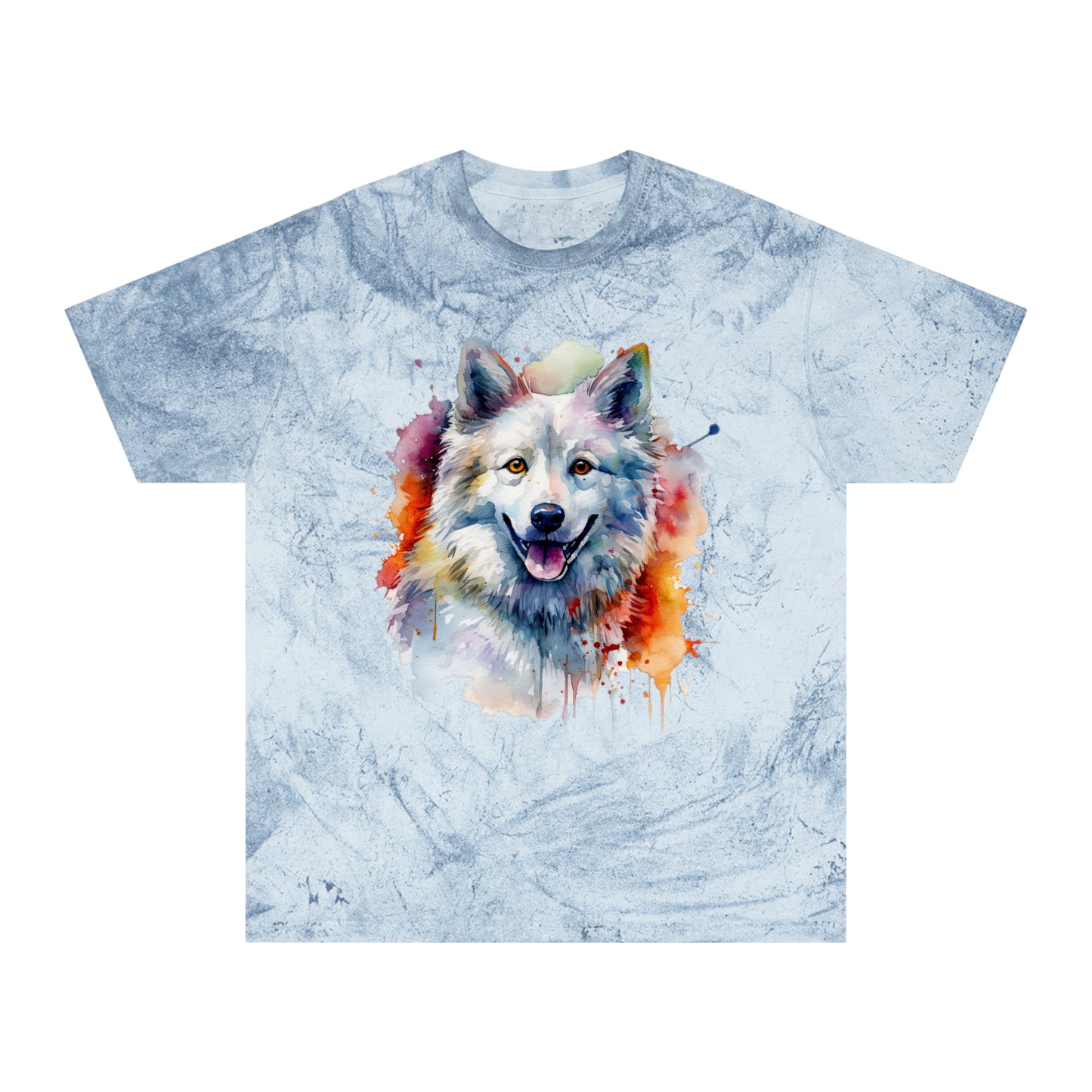 American Eskimo Dog 3 Unisex Color Blast T-Shirt