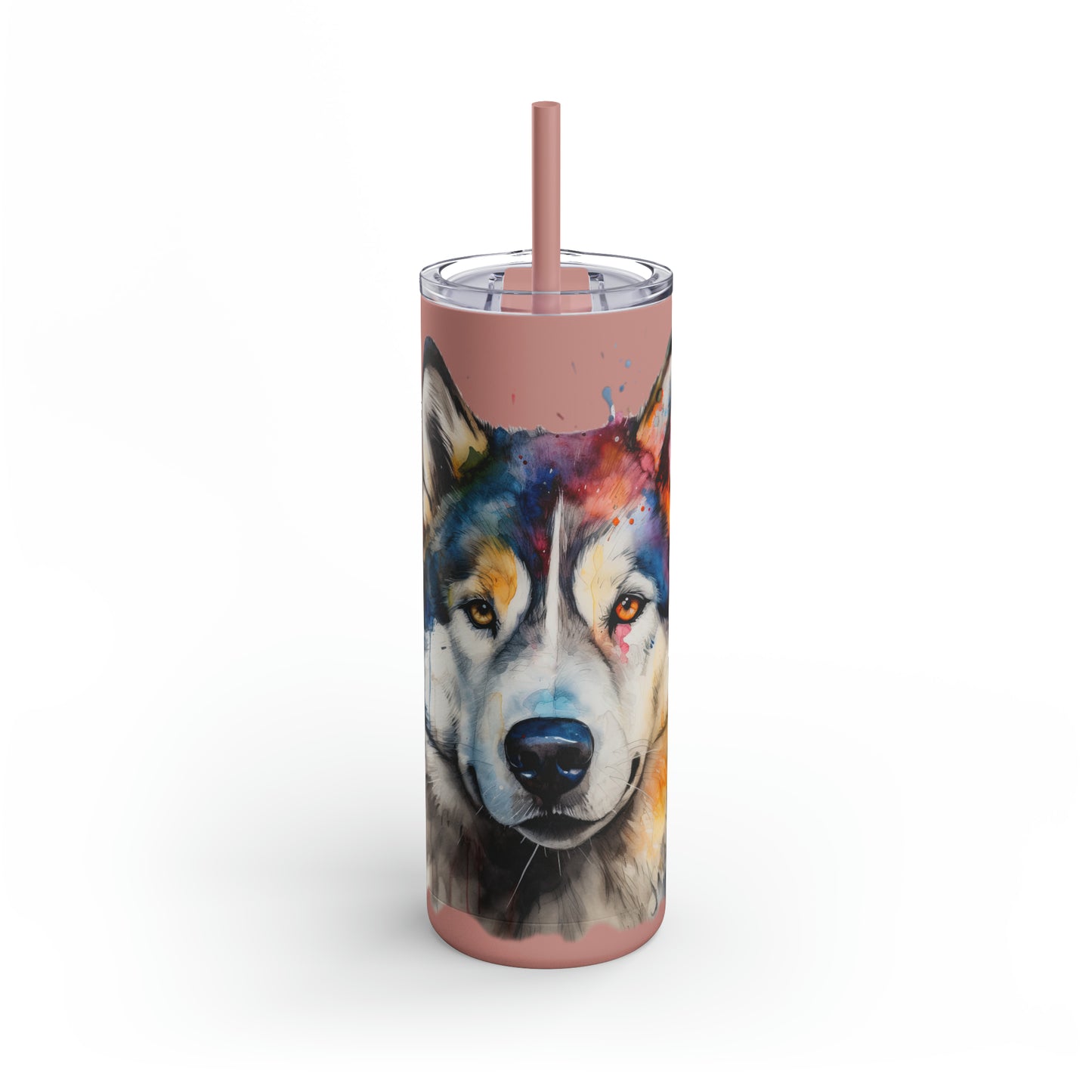 Alaskan Malamute 3 Maars Maker Skinny Matte Tumbler, 20oz
