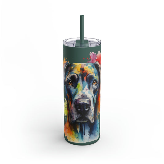 Great Dane 2 Maars Maker Skinny Matte Tumbler, 20oz