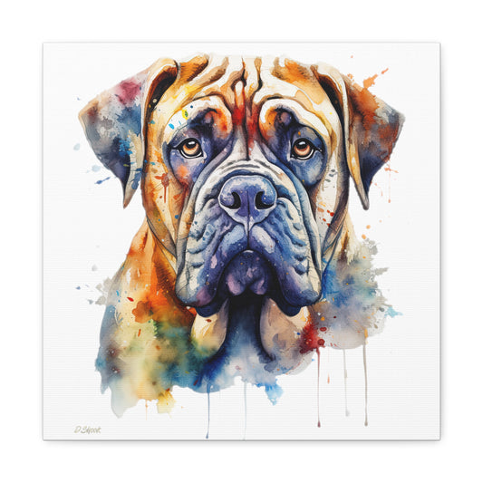 Bullmastiff 3 Canvas Gallery Wraps
