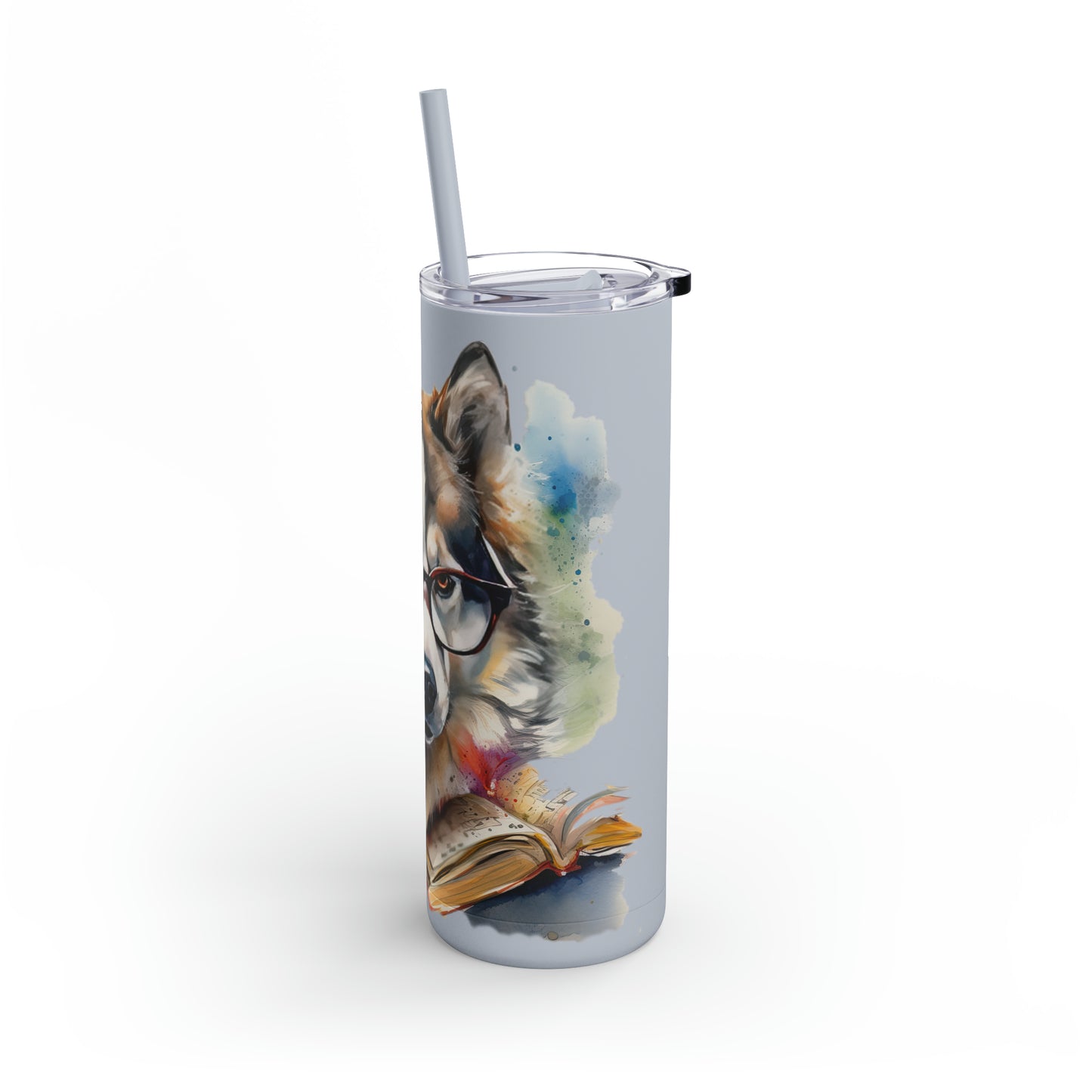 Alaskan Malamute 4 Maars Maker Skinny Matte Tumbler, 20oz