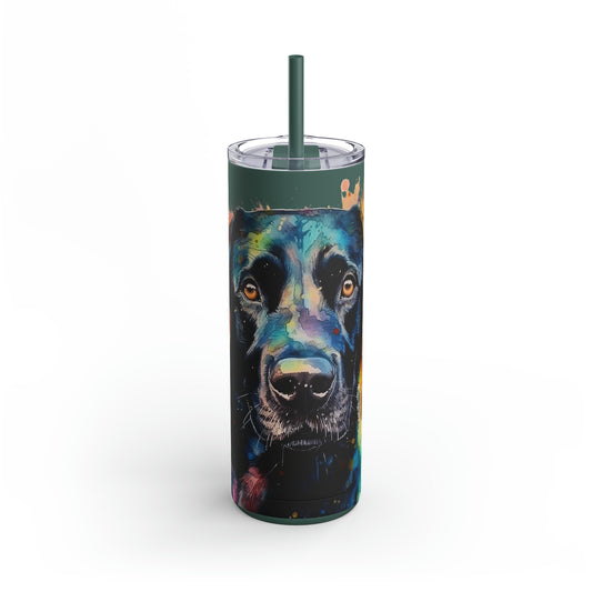 Black Lab 1 Maars Maker Skinny Matte Tumbler, 20oz