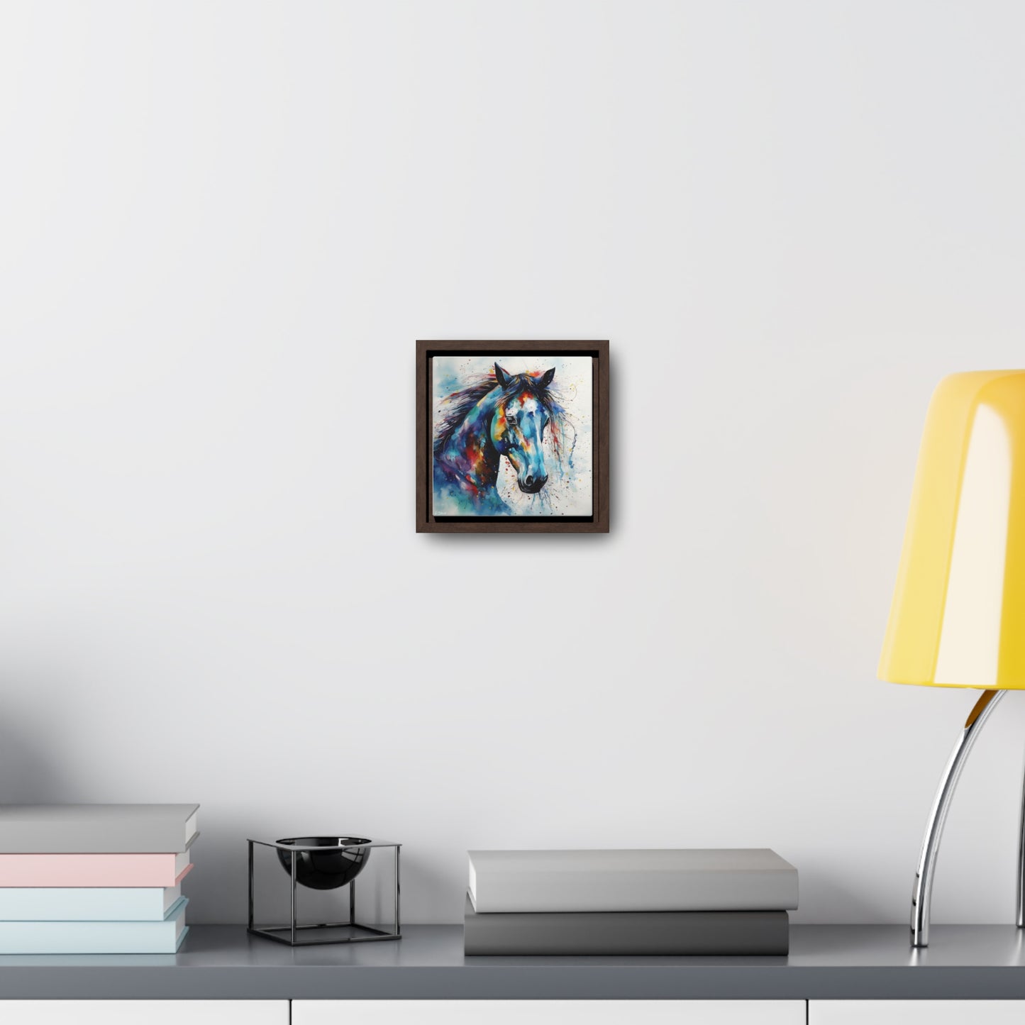 Wild Horse Gallery Canvas Wraps, Square Frame