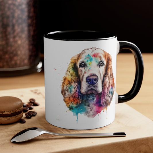 English Cocker Spaniel 2 Accent Mugs