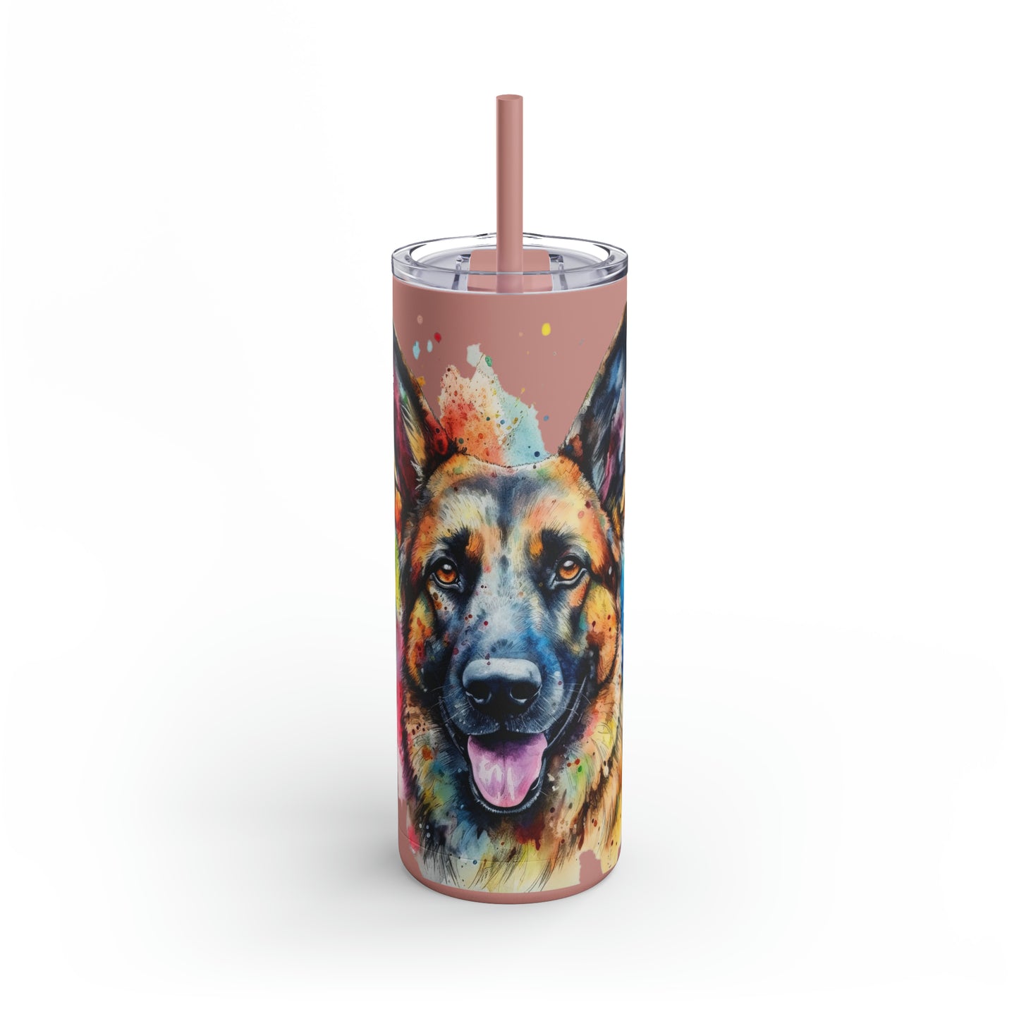 German Sheppard 1 Maars Maker Skinny Matte Tumbler, 20oz