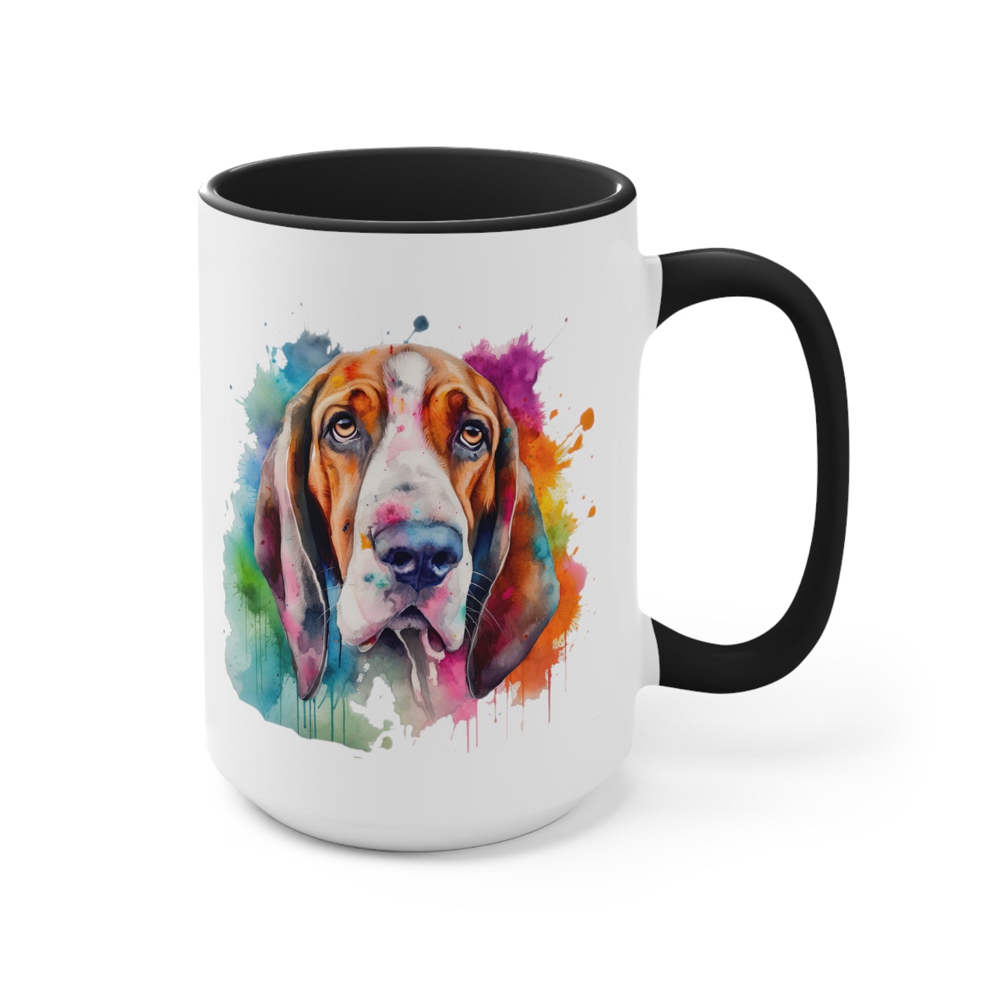 Basset Hound 3 Accent Mugs