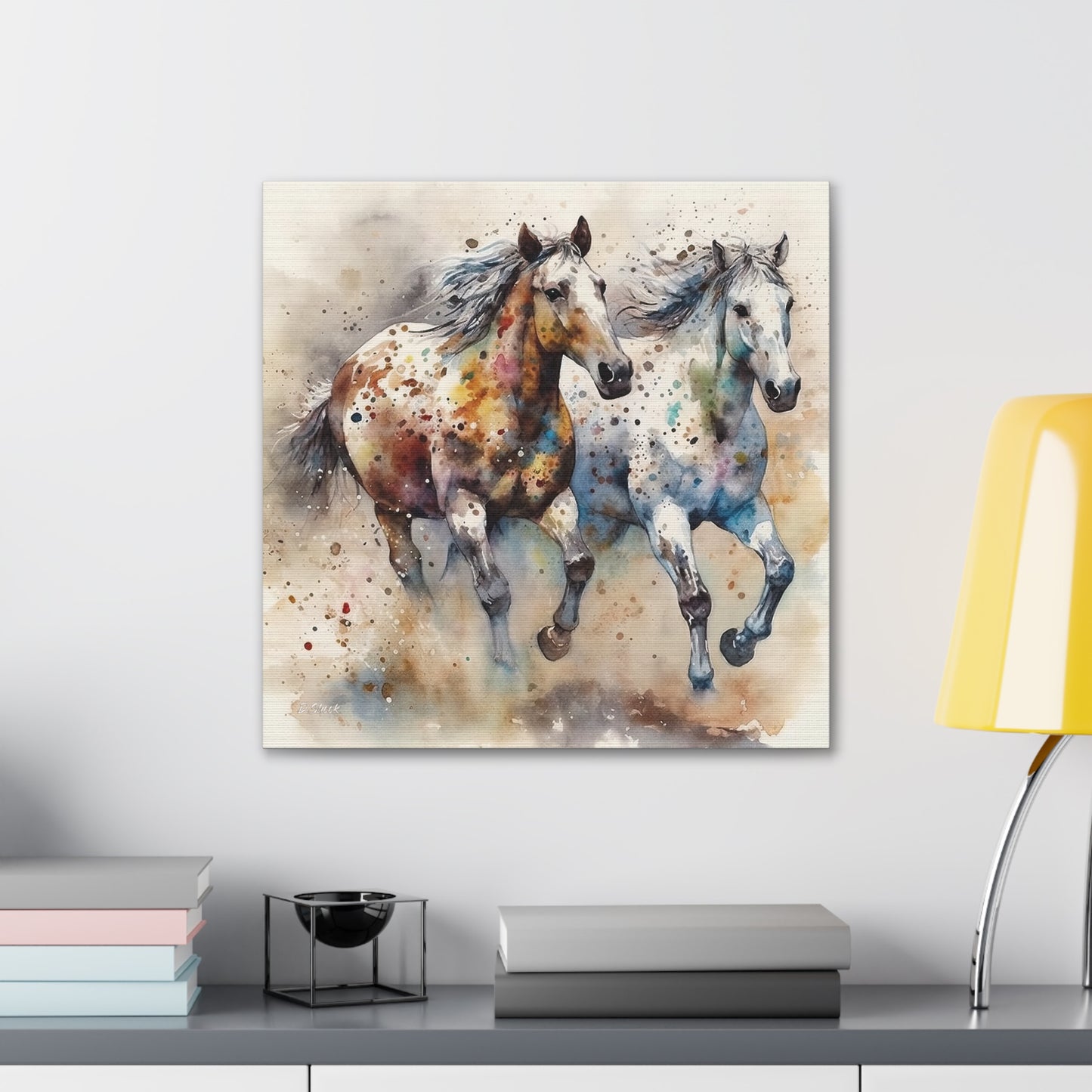 Wild Appaloosa Horses Canvas Gallery Wraps