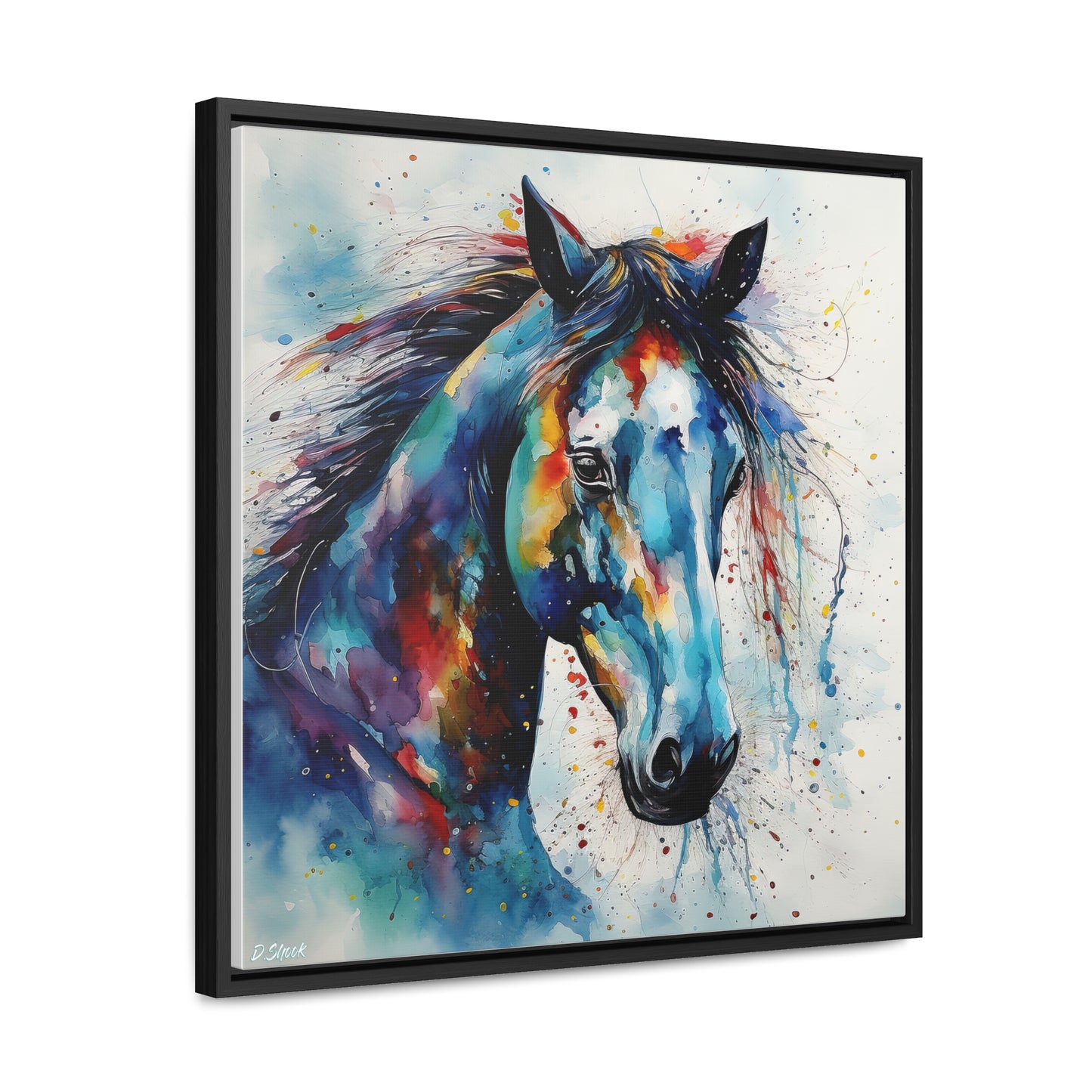 Wild Horse Gallery Canvas Wraps, Square Frame
