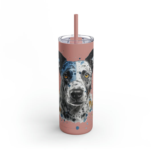 Blue Heeler 4 Maars Maker Skinny Matte Tumbler, 20oz
