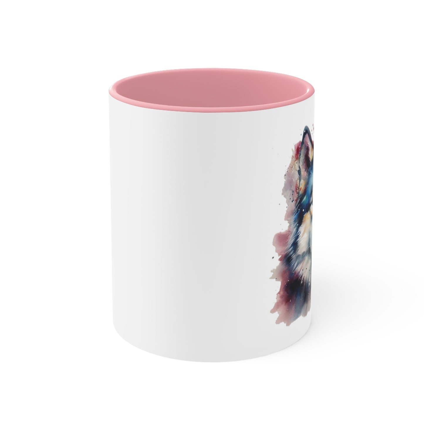Alaskan Malamute 2 Accent Mugs