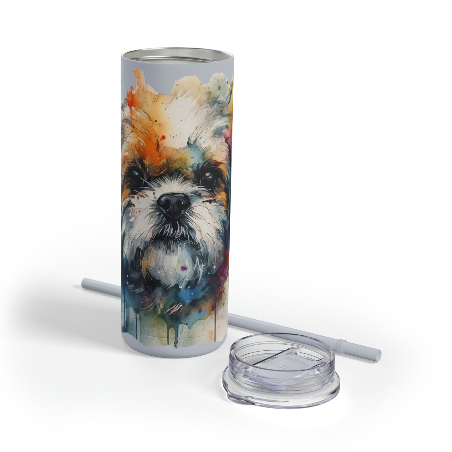 Shih Tzu 3 Maars Maker Skinny Matte Tumbler, 20oz
