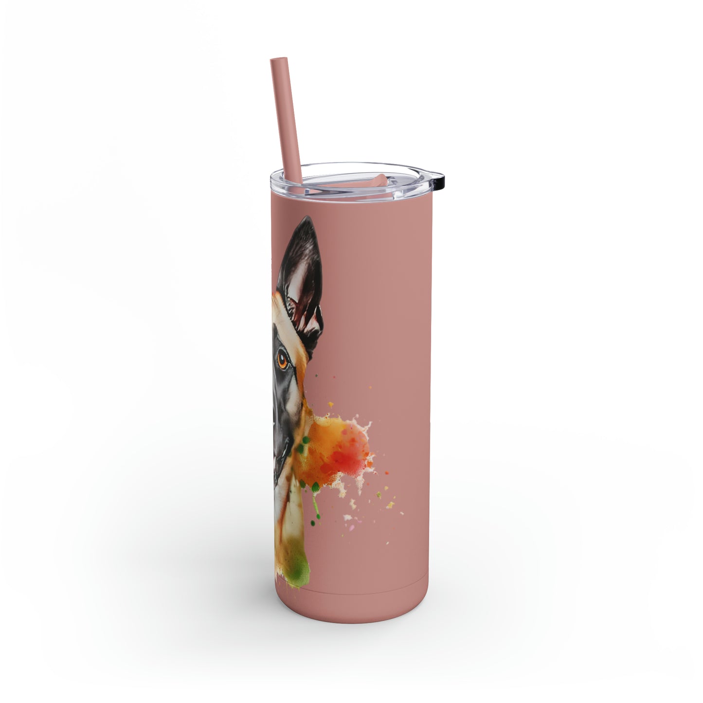 Belgium Malinois 4 Maars Maker Skinny Matte Tumbler, 20oz