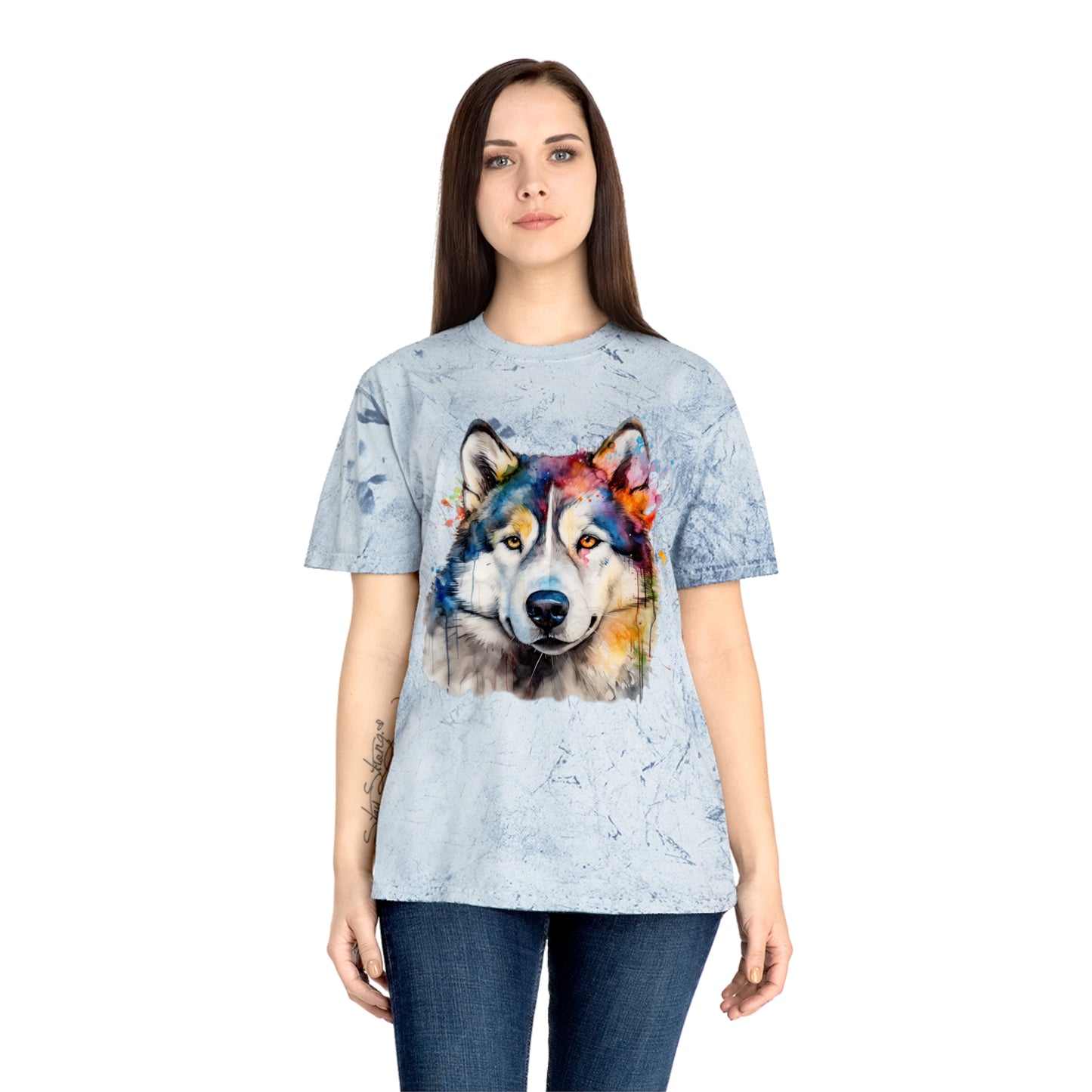 Alaskan Malamute 3 Unisex Color Blast T-Shirt