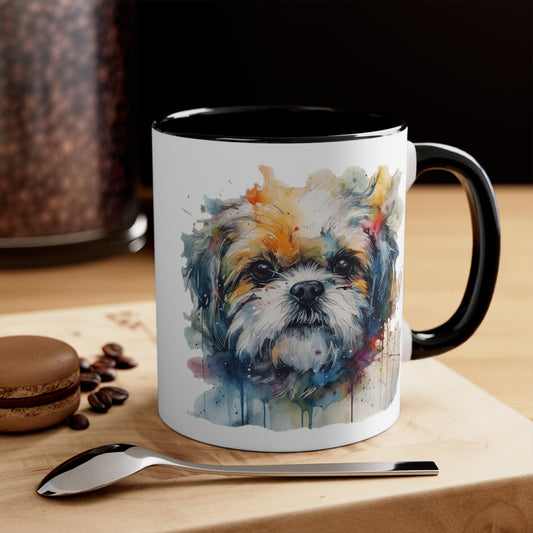 Shih Tzu 3 Accent Mugs