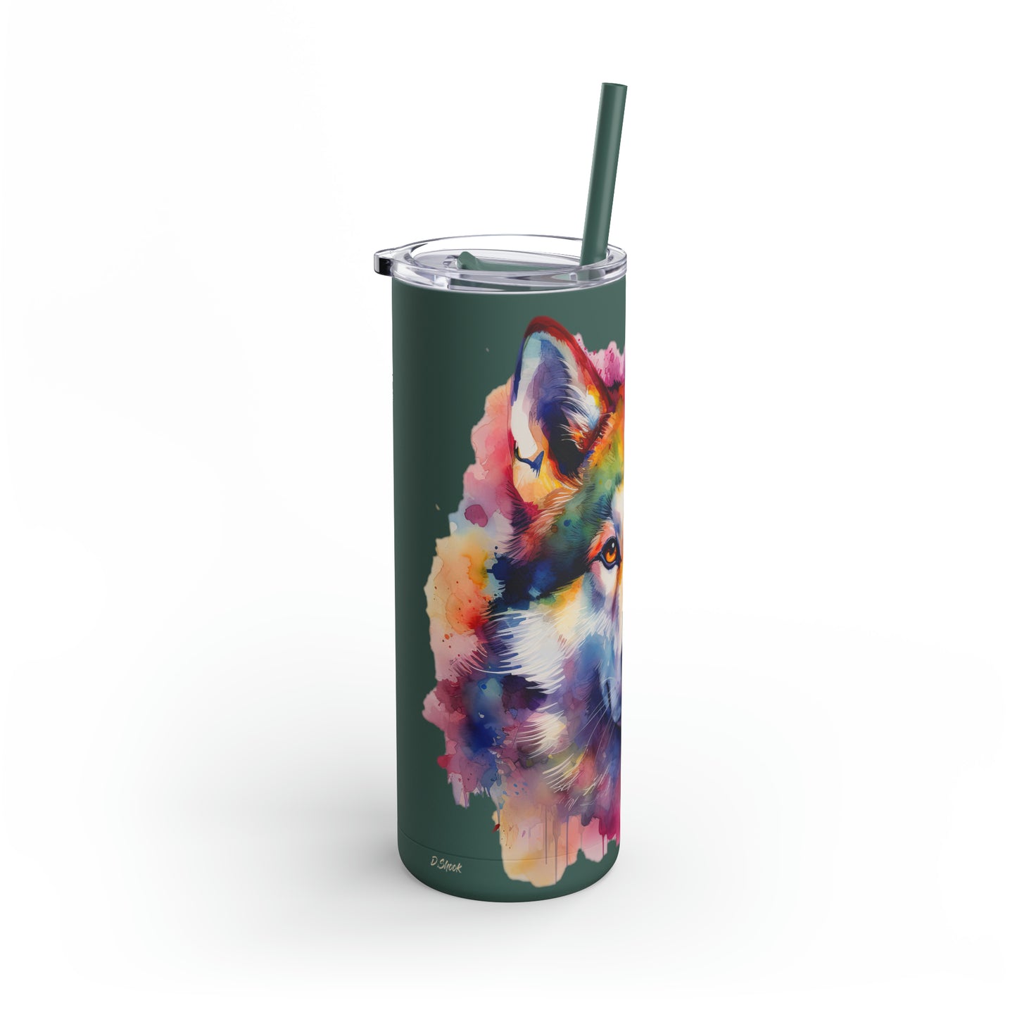 Siberian Husky 1 Maars Maker Skinny Matte Tumbler, 20oz