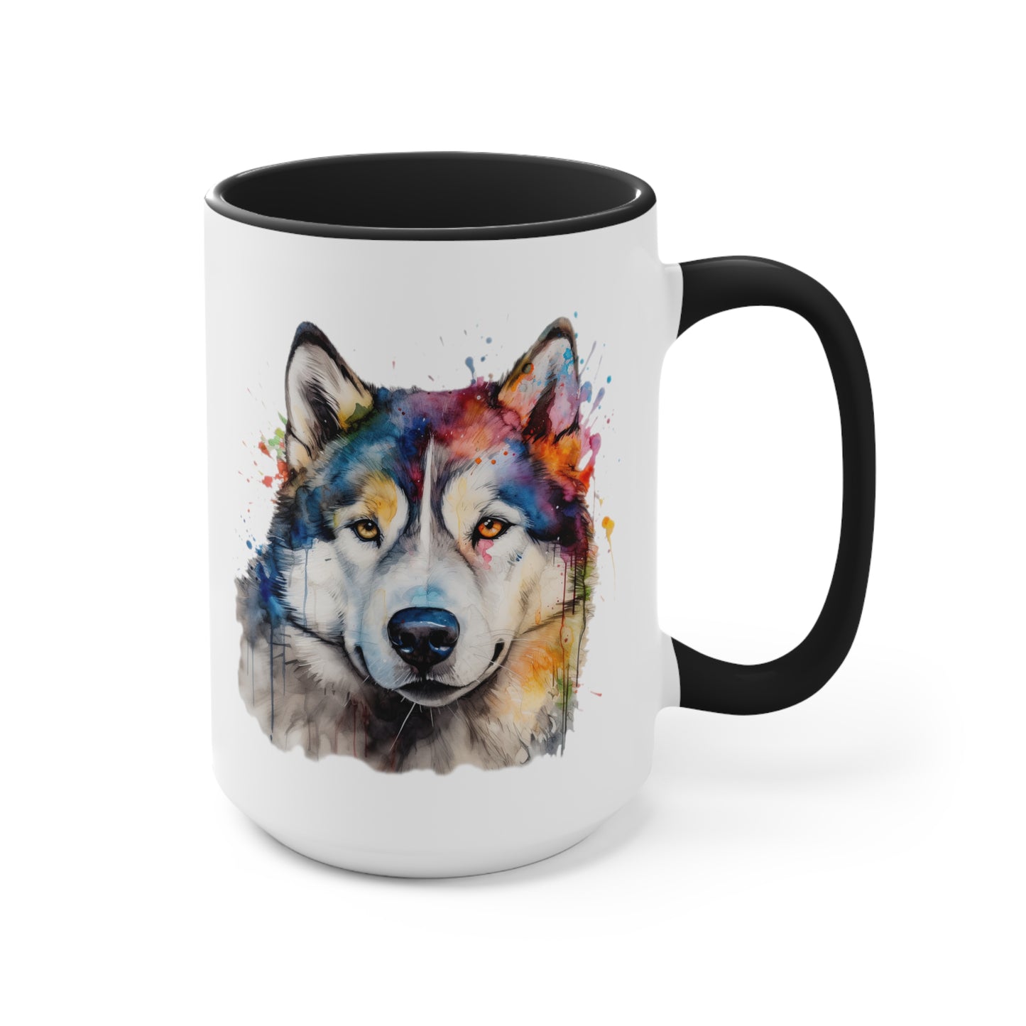 Alaskan Malamute 3 Accent Mugs
