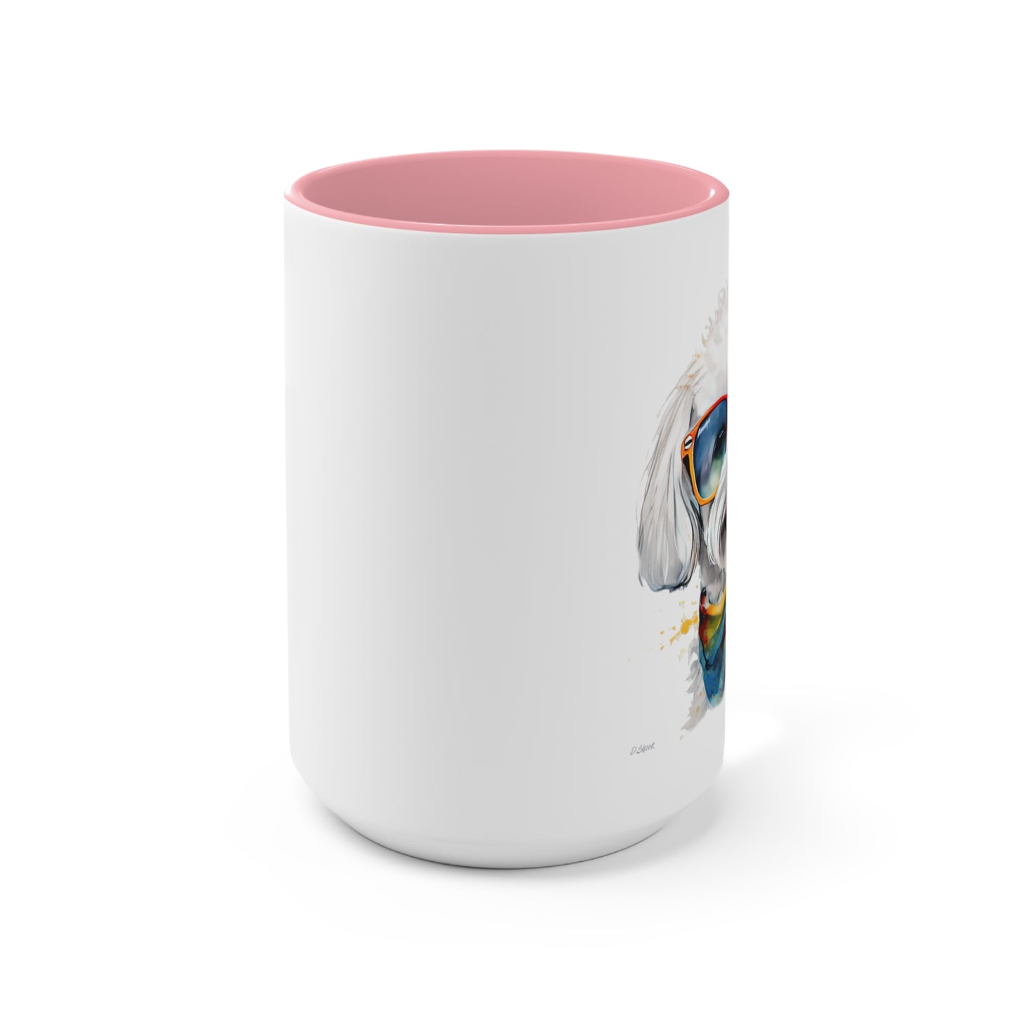 Bichon Frise 5 Accent Mugs